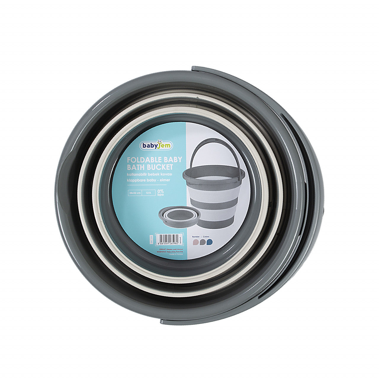 Galeata pliabila pentru baie BabyJem, 10l